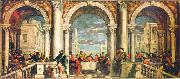 Paolo  Veronese Gastmahl im Hause Levis Sweden oil painting artist